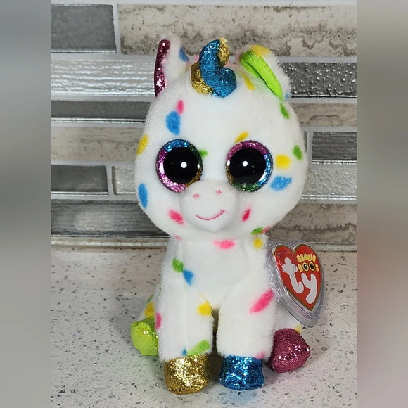 Ty Other - Harmonie The Unicorn - Ty Beanie Baby